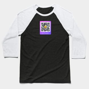 Scan for California, Qr Code Funny Memes -4 Baseball T-Shirt